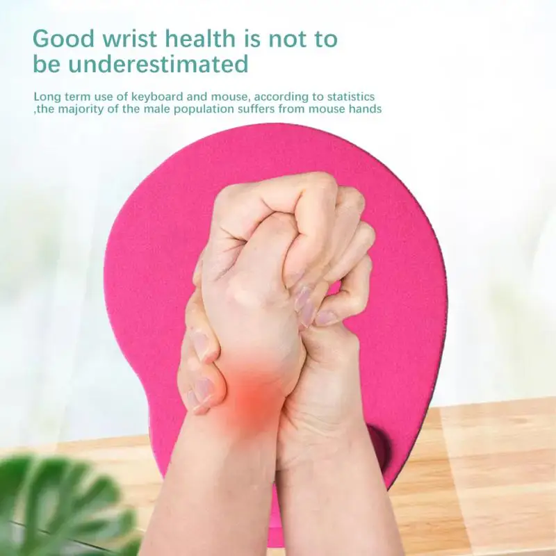 Коврик для мыши RYRA, браслет из ЭВА, игровой коврик для мыши, однотонный коврик для мыши, удобный коврик для мыши с защитой окружающей среды для ПК, ноутбука