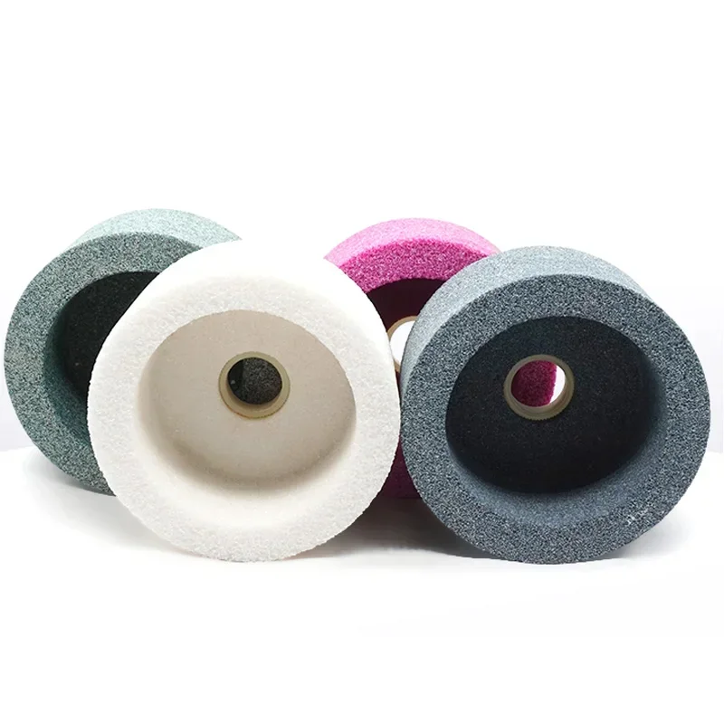 1pcs Cup Shaped White Corundum Grinding Wheel for Grinding Machine Dia 50 75 100 125 150 200mm Cup-shaped