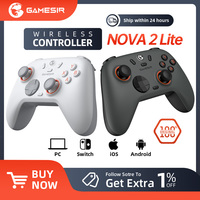 GameSir Nova 2 Lite Wireless Game Controller for PC Nintendo Switch 2 Android and iOS Hall Effect Sensing Stick and Striggers