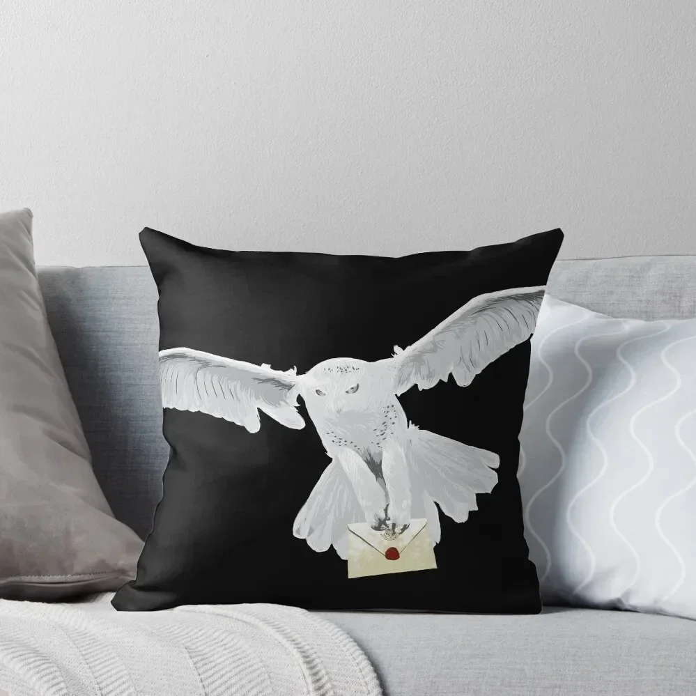 

Hedwig Throw Pillow sleeping pillows pillow cover christmas Pillow Covers Decorative New year