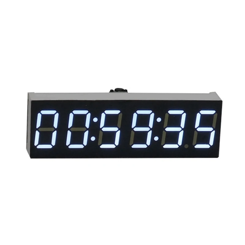 0.36 Inch 6-Bit Clock LED Digital Electronic Clock W Second Display Module Power Off Memory Brightness Adjustment