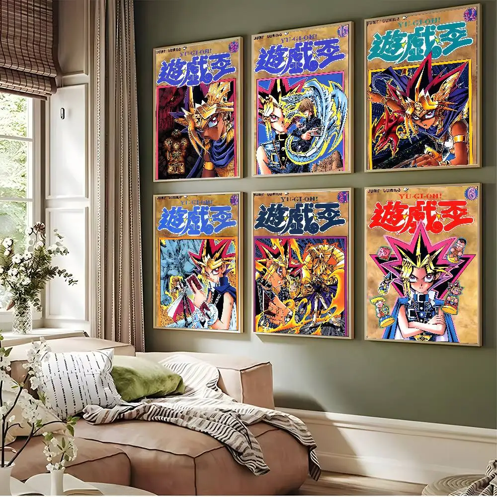 

Anime Y-Yugioh Trading Card Game Poster Artistic Design Premium Wall Decor For Bedroom Living Room Home Aesthetic Gift