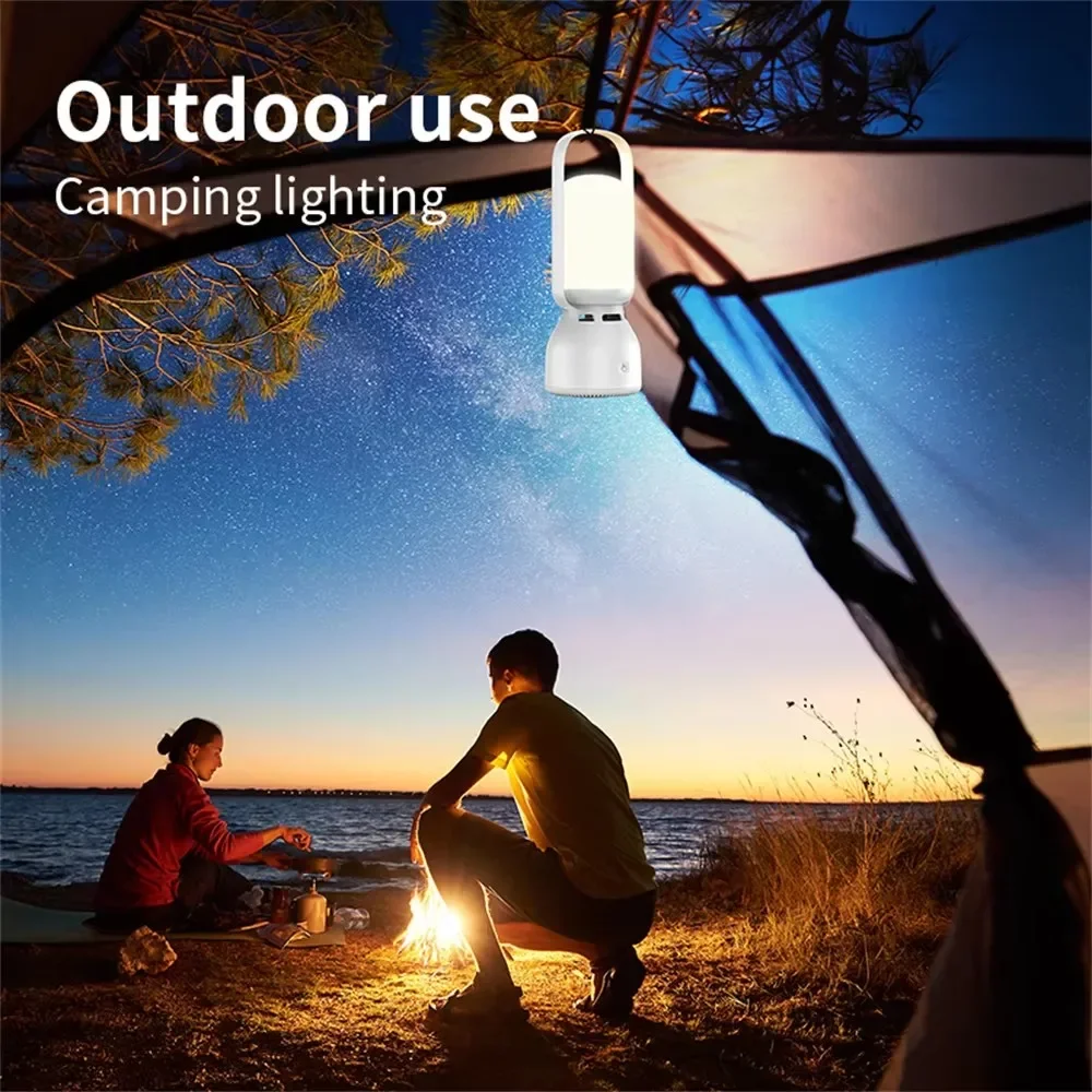 باليد الموسيقى متابعة جو مصباح مكبرات صوت بخاصية البلوتوث المحمولة اللاسلكية الصغيرة عالية الجودة الصوت مصباح التخييم في الهواء الطلق