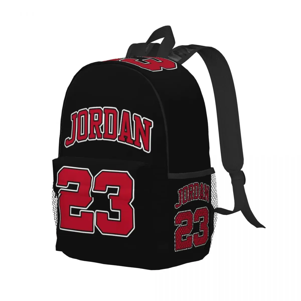 MJ-23 Michael-Jordan 23 para niñas y niños, mochila para estudiantes de gran capacidad, mochila ligera impermeable de 15 pulgadas