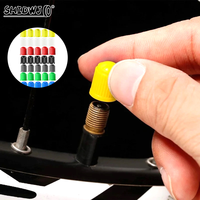 10PCS Car Motorcycles Bike Bicycle Universal Car Valve Cap Plastic Wheel Tire Air Stem Cover Dust Tyre Valve Caps
