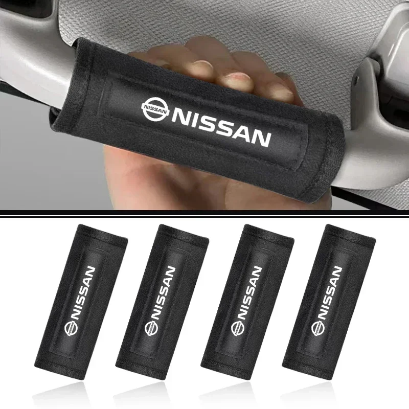 

For Nissan X-trail Qashqai Note Juke Sentra Patrol Navara Micra Car Roof Handle Protect Cover Handrail Pull Glove Accessories