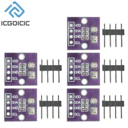 1-10pcs AHT20+BMP280 Temperature Humidity Air Pressure Module High-precision Digital Temperature Humidity Air Pressure Sensor