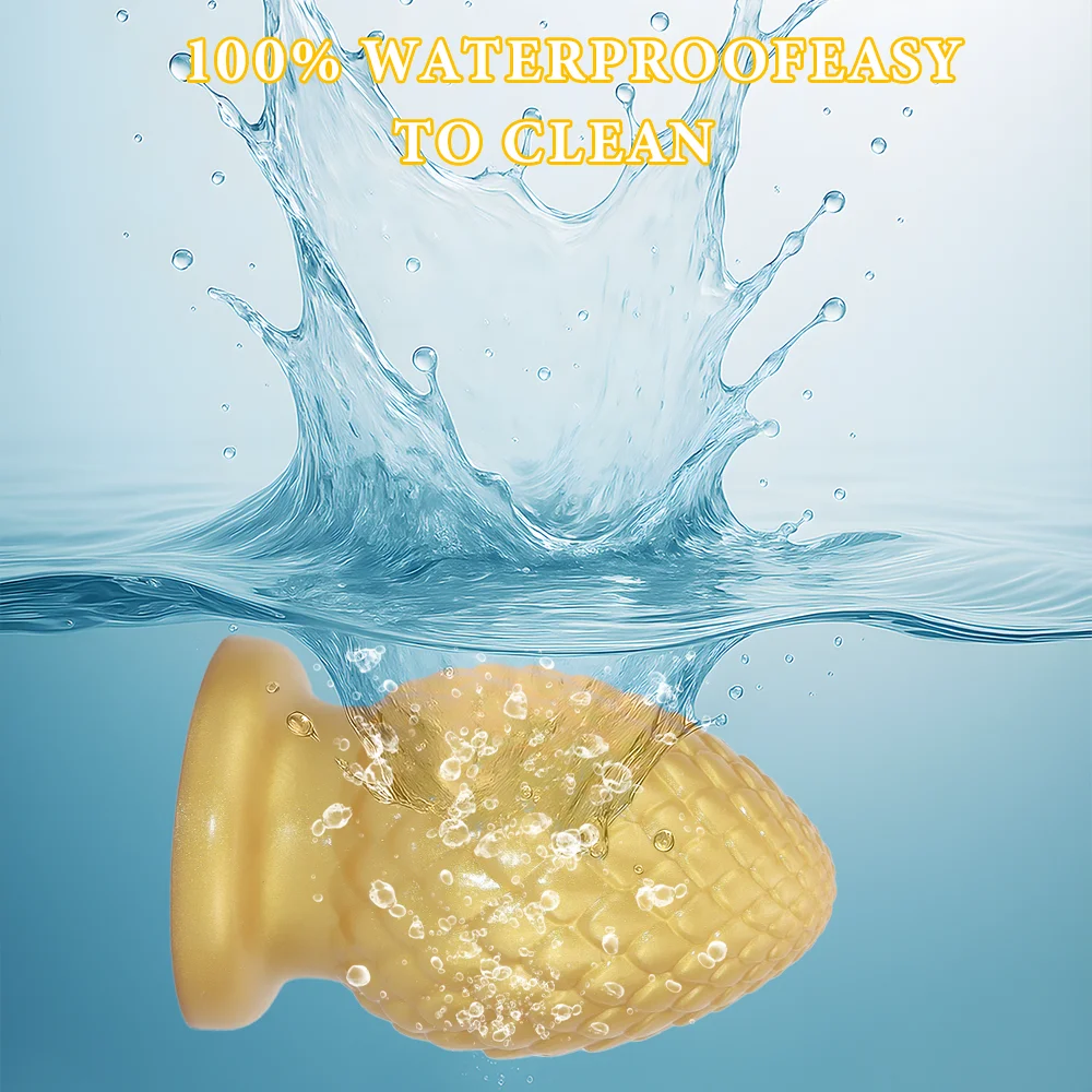 سيليكون المكونات الشرج تحفيز موسع 2 أحجام كبيرة مستديرة نقطة الذهبي بعقب المكونات دسار الاستمناء ألعاب جنسية الجنس متجر الجنس