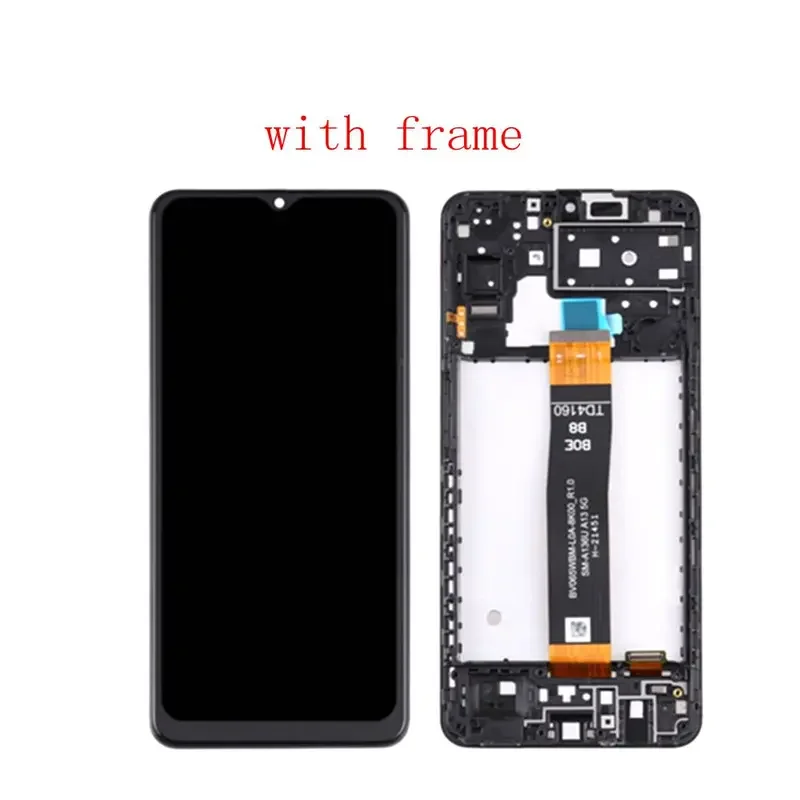 For Samsung Galaxy A13 5g A136 LCD touch glass Full for repair phone display frame SM-A136U SM-A136U1 SM-A136W SM-A136B