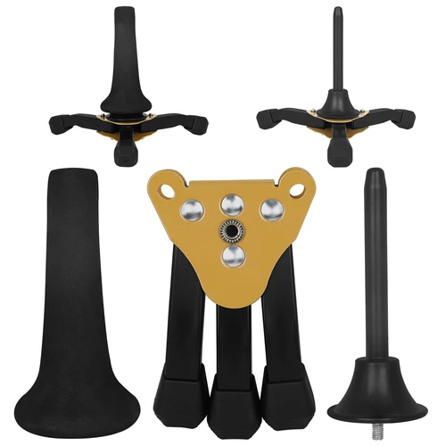 Imagen 1 del producto Soportes para flauta, soporte para clarinete, Oboe, soportes para saxofón rectos Soprano, soporte para trípode plegable portátil, accesorios para instrumentos de viento