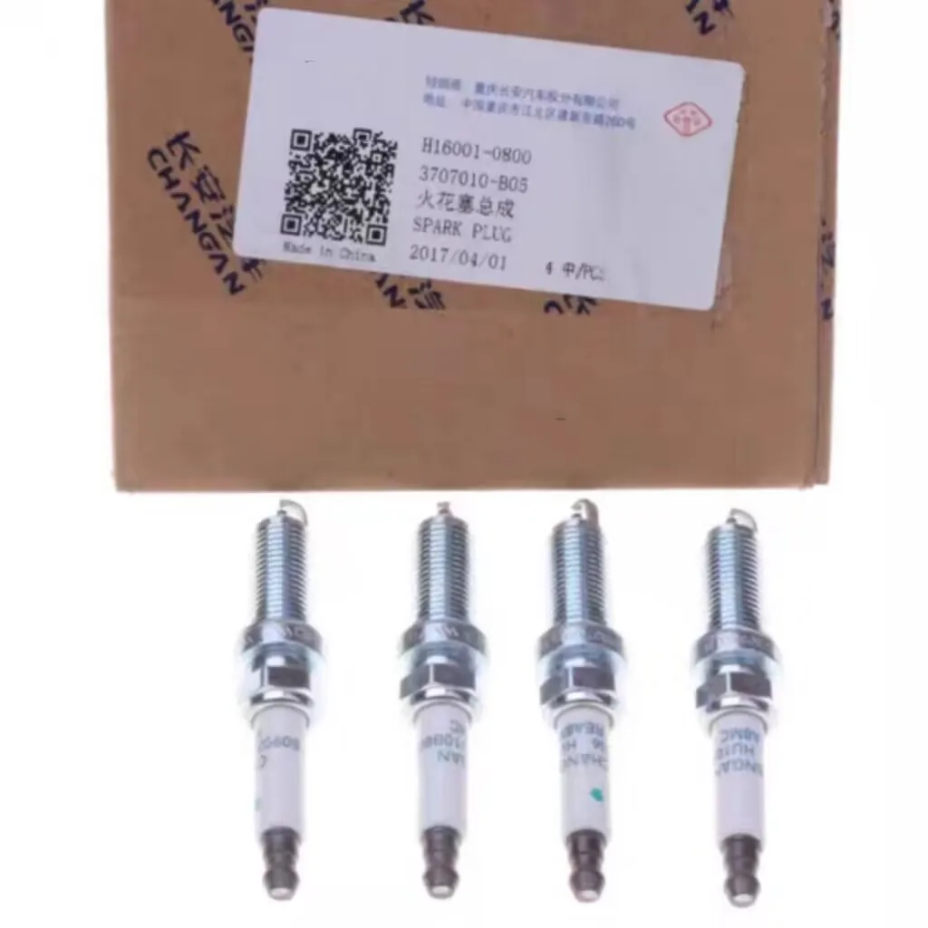 

Original 4pcs/set Spark Plug 3707010-B05 H16001-0800 for CHANGAN CS35 EADO AlsvinV5 V7 EADO XT