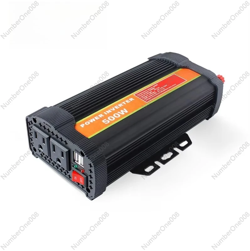 400W Pure Sine Wave Inverter DC 12V to AC 220V, with NFC Control & Dual AC Outlets for Caravan Solar System