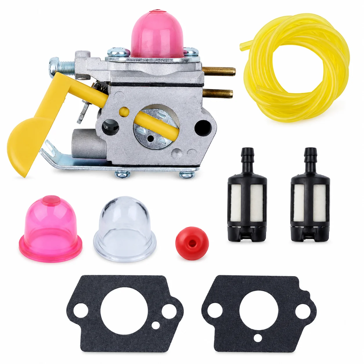Carburetor Carb Repair Kit For Zama C1U-W18 Poulan Craftsman Husqvarna AYP Electrolux Weed Eater Grass Trimmer FL25C Parts