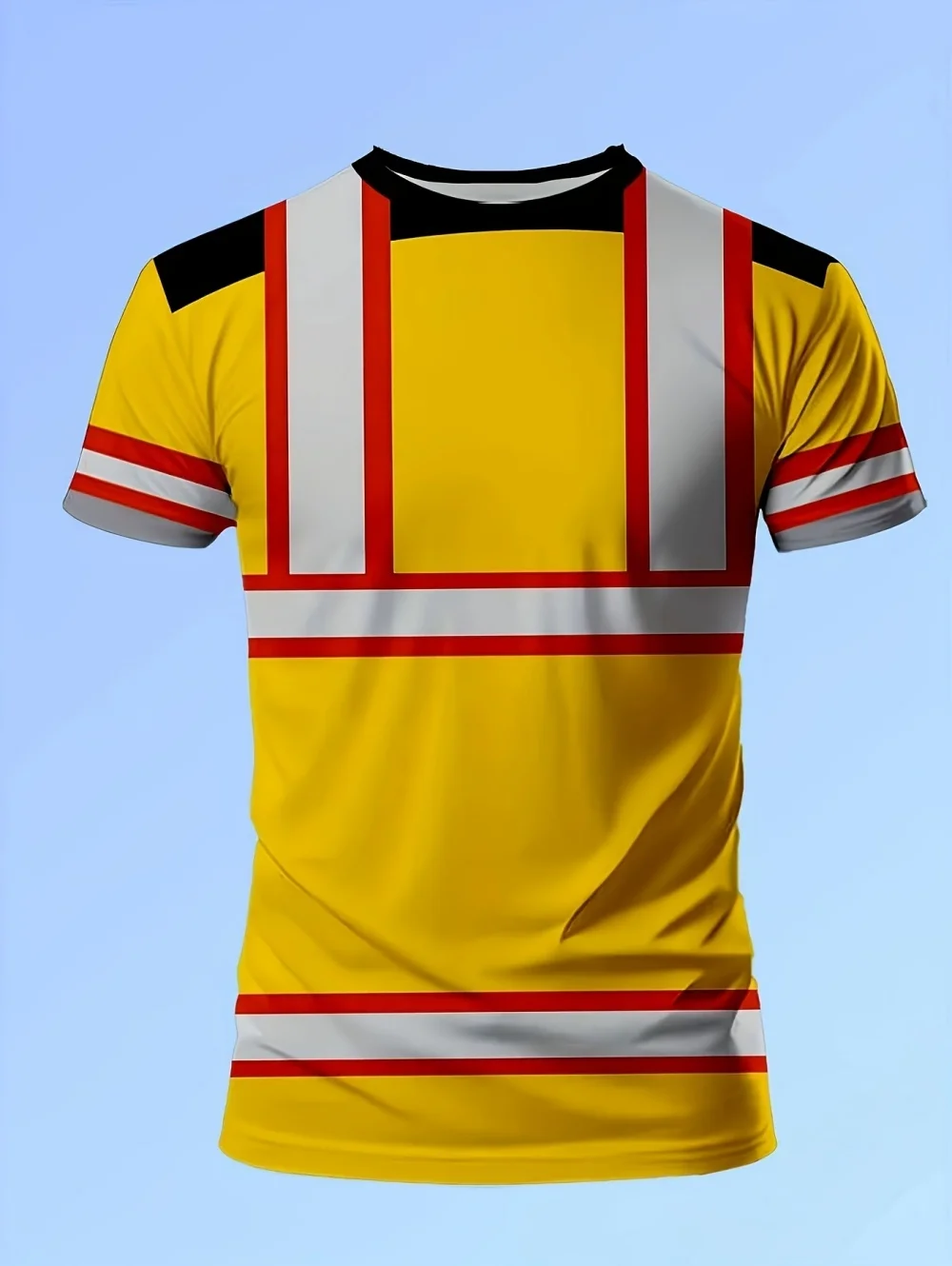 Neues 2026 Sommer Herren Sicherheits-Arbeits-T-Shirt Schnelltrocknend Grün Neutrale Kleidung Kurzarm Oberteile Tees Arbeitskleidung Komfort Herrenbekleidung – Detail 3