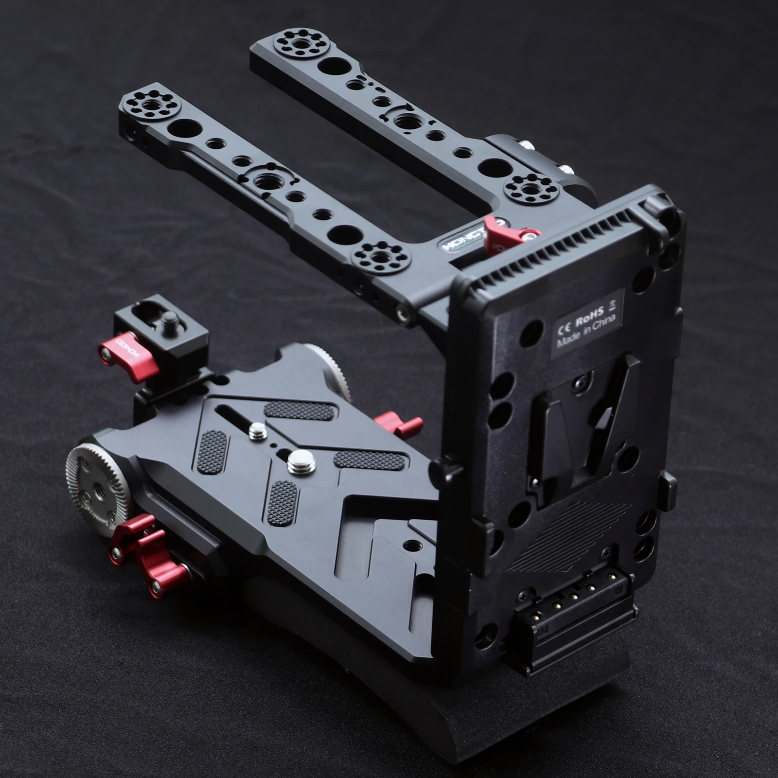 Camera Cage Armor Rig for SONY FX6 Vertical shot Armor With V mount power supply systems