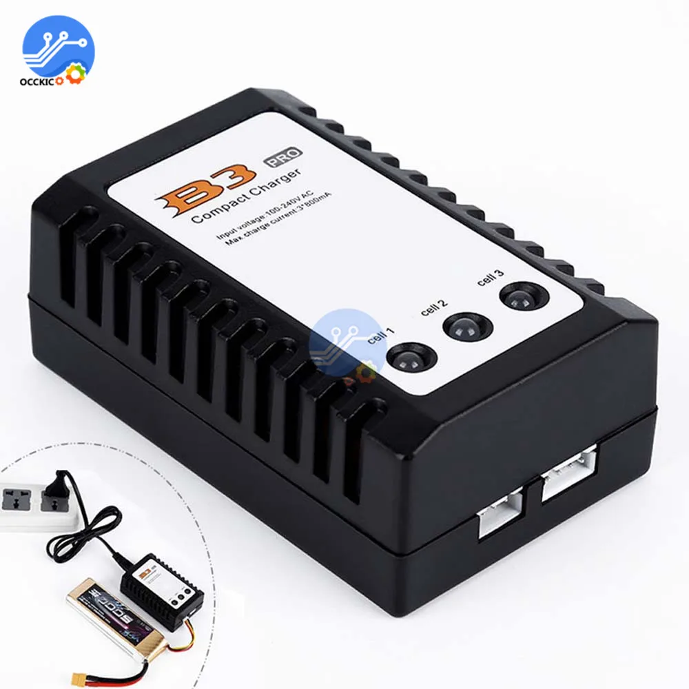 EU/US Plug Balanced battery charger for iMaxRC iMax B3 Pro Compact 2S 3S Lipo Power Supply Charger for RC Helicopter