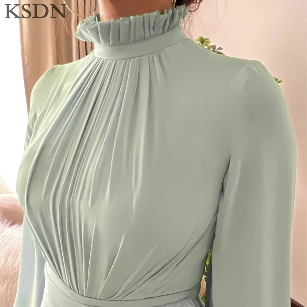 Lãng Mạn Phong Cách Trung Đông Áo Cưới Bóng Đồ Bầu Ả Rập Saudi Hoàng Gia Đường Kẻ Tàu Ngoài Khơi Vai Tự Làm Cô Dâu Chính Thức Bầu