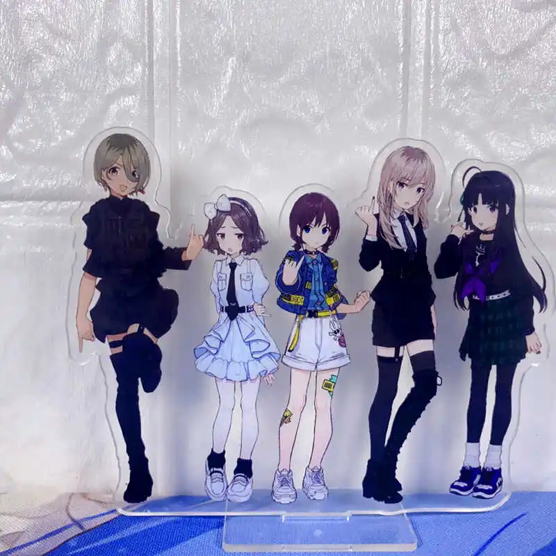 Anime GIRLS BAND CRY Acrylic NINA ISERI MOMOKA KAWARAGI Stand Figure Display Cosplay Charm Cartoon Desktop Model Plate Xmas Gift
