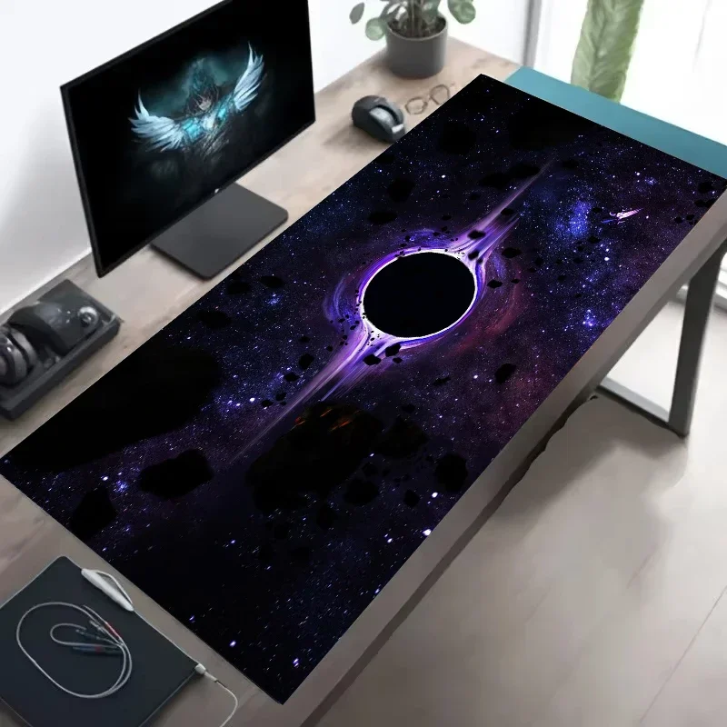 Cosmic Black Hole Mouse Pad 900x400MM Large Computer Office Mini PC Desk Mat XXL Laptop Tablet Gaming Keyboard Desk Accessories