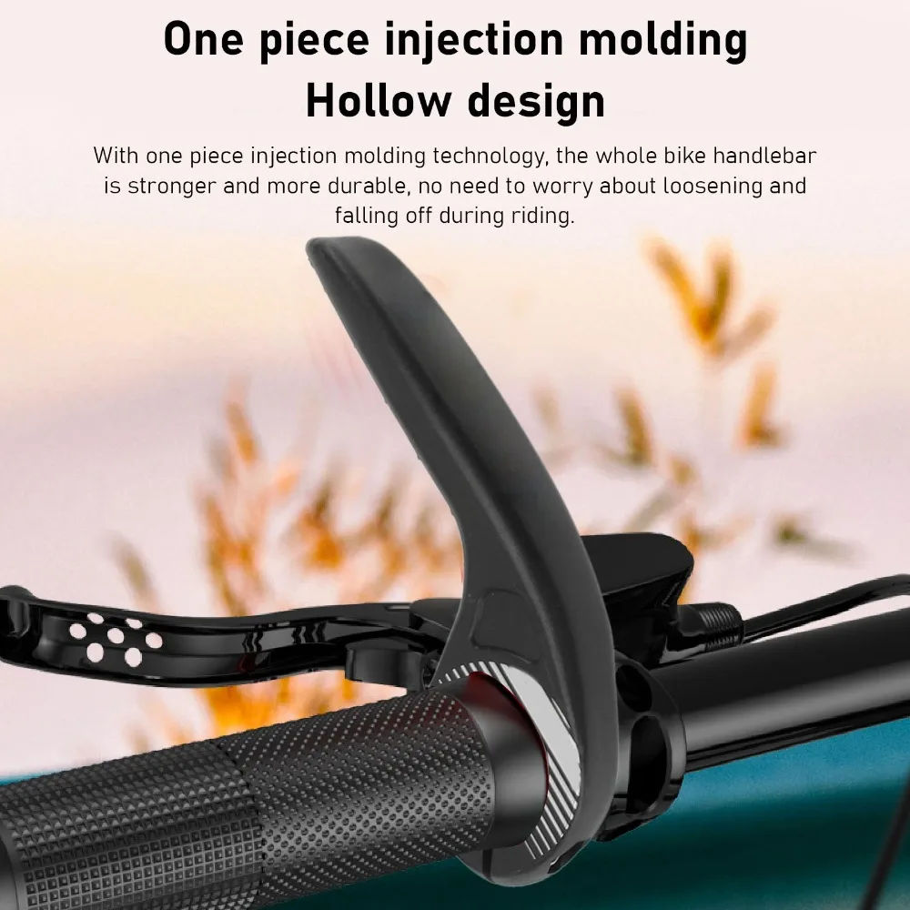 

1 Pair Anti-Slip Bike Bar Ends Plastic Lightweight Bike Handlebar Ends Ergonomic Adjustable Bike Bar Ends Extender