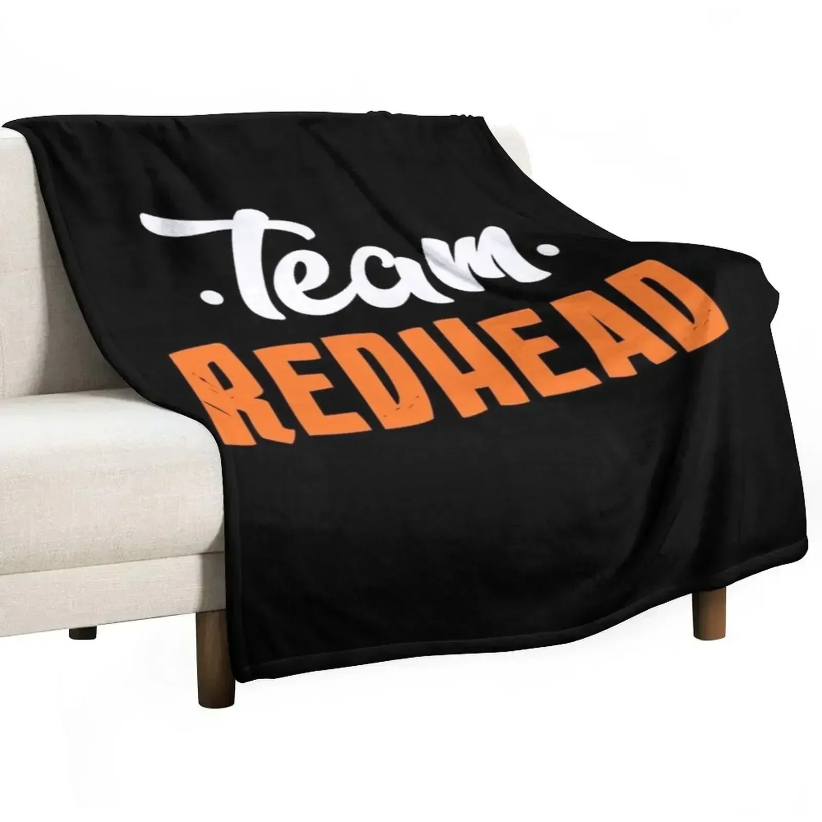 Team Redhead Throw Blanket Personalized Gift warm winter Multi-Purpose Sofas for babies Luxury Brand Blankets