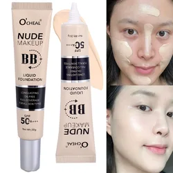 Oil Control Moisturizing BB Cream Makeup Waterproof Lasting Brightening Skin Foundation Cover Dark Circle Face Primer Concealer