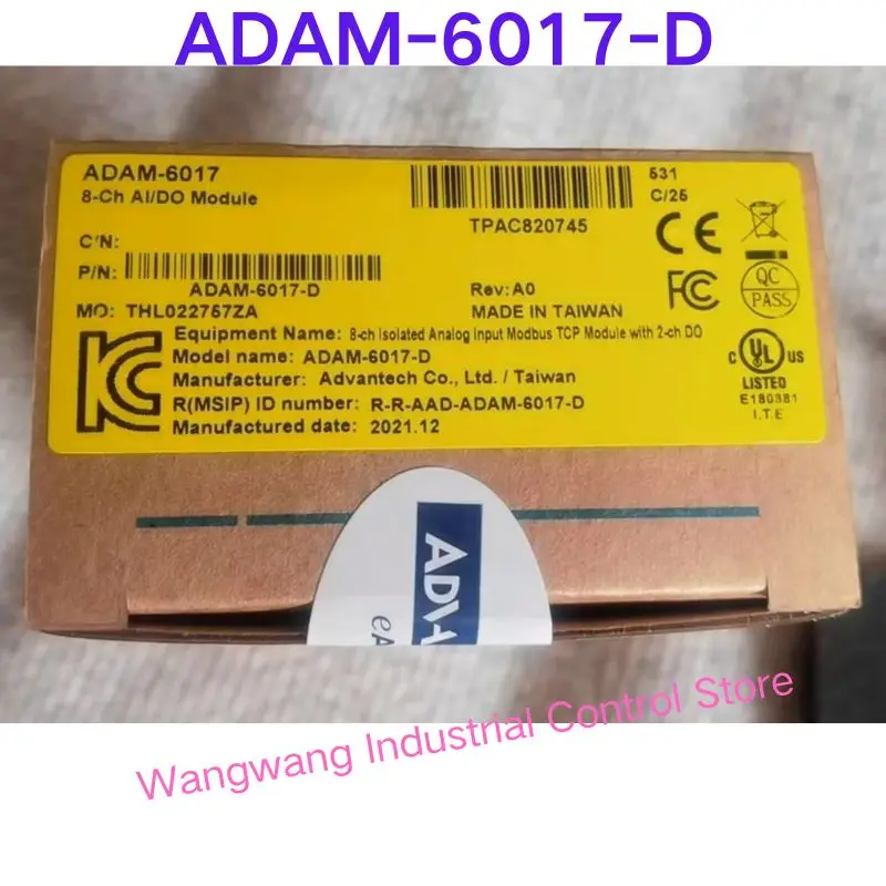 Brand-new  ADAM-6017-D 8-channel  analog input module