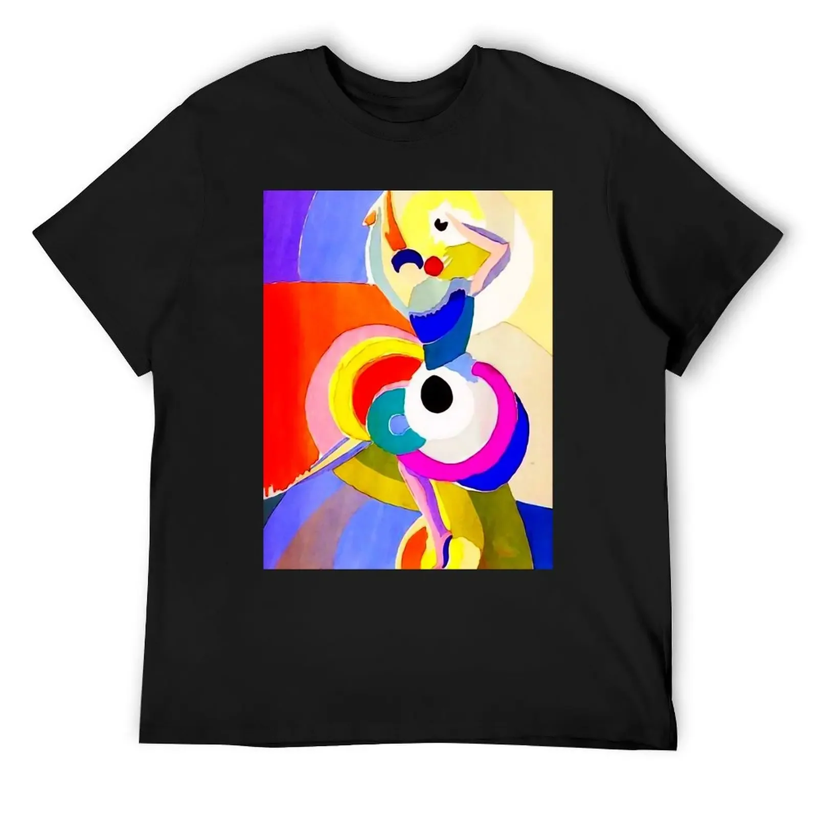 Sonia Delaunay Flamenco Dancer T-Shirt designer shirts summer top mens graphic t-shirts big and tall