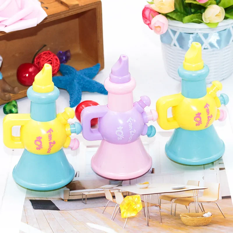 Kreatywne dmuchane głośniki ABS dla dzieci, małe głośniki, instrument muzyczny dla niemowląt, zabawki, trąbka z kreskówek, zabawka edukacyjna dla dzieci.