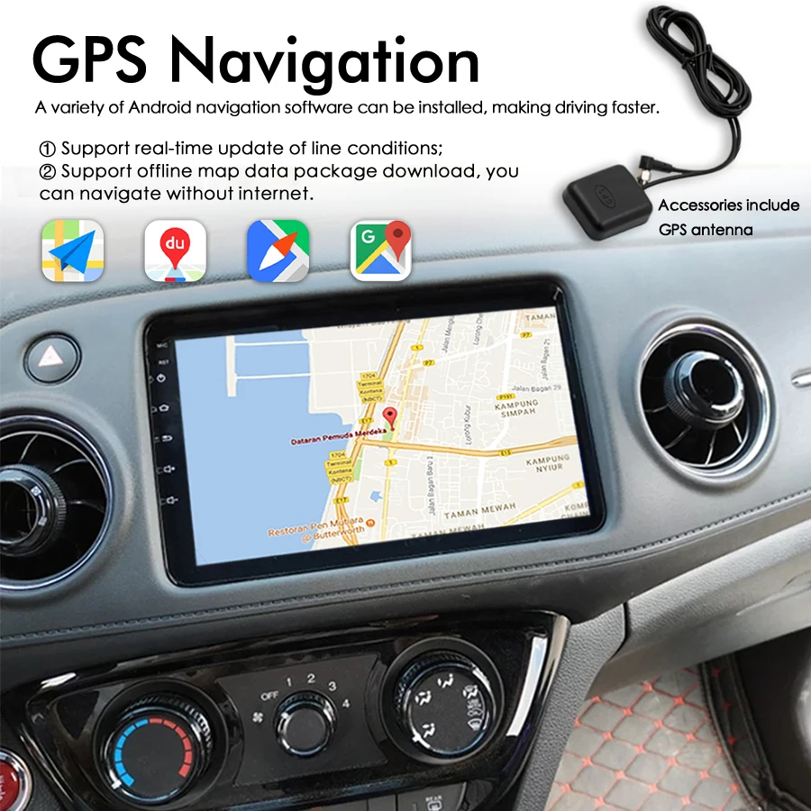 Carplay 2 Din Android 14 Auto Carplay Car Radio Multimedia Video Player Gps Navigation For Honda Hr-V Hrv Xrv Vezel 2013 -2019