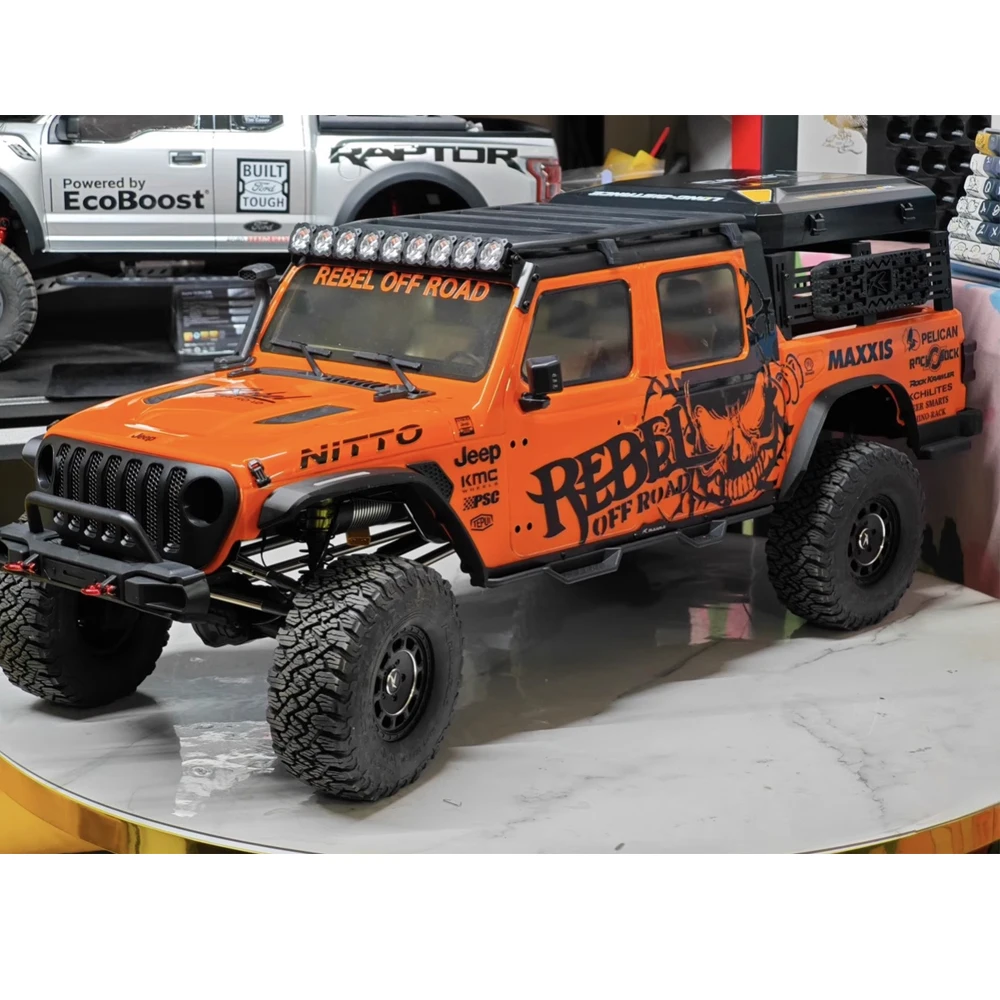 جديد Crobolt JK07 ملصق جديد Lelaluo MK07 ملصق 1/7/1/8 RC تسلق سيارة ملصق خاص SUV نموذج المزاج مكون