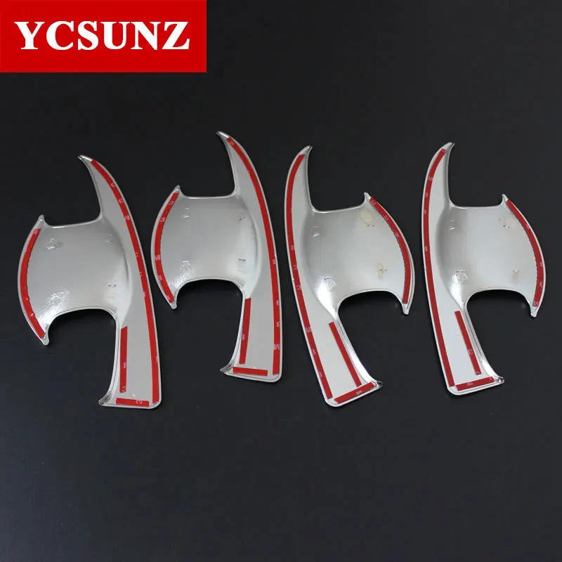 ABS Door Handle Insert Cover For Toyota Fortuner Hilux Sw4 2016 2017 2018 2019 2020 2021 2022 Car Accessories