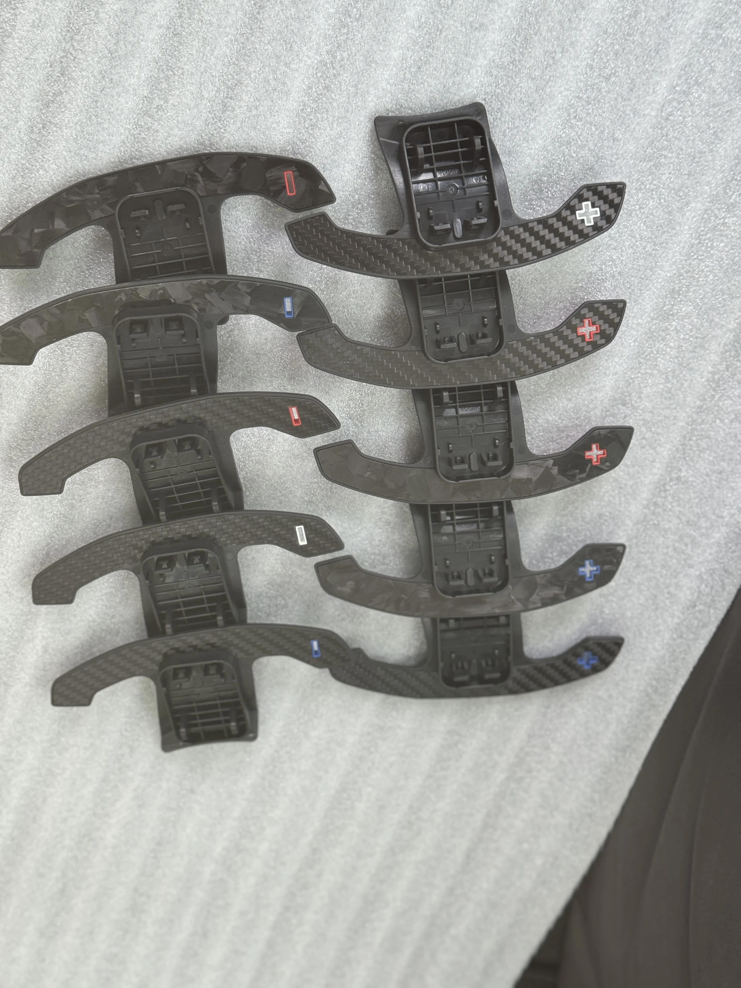 For BMW M3 M4 4 Series G22 G80 G82 2021 2022 Real Carbon Fiber Steering Wheel Paddles Shifter Extension Car Style Accessories