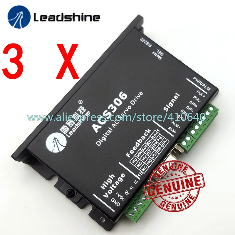 Official Warehouse Direct Delivery ACS306 Brushless Servo Drive 100% Genuine Leadshine Servo Motor Driver