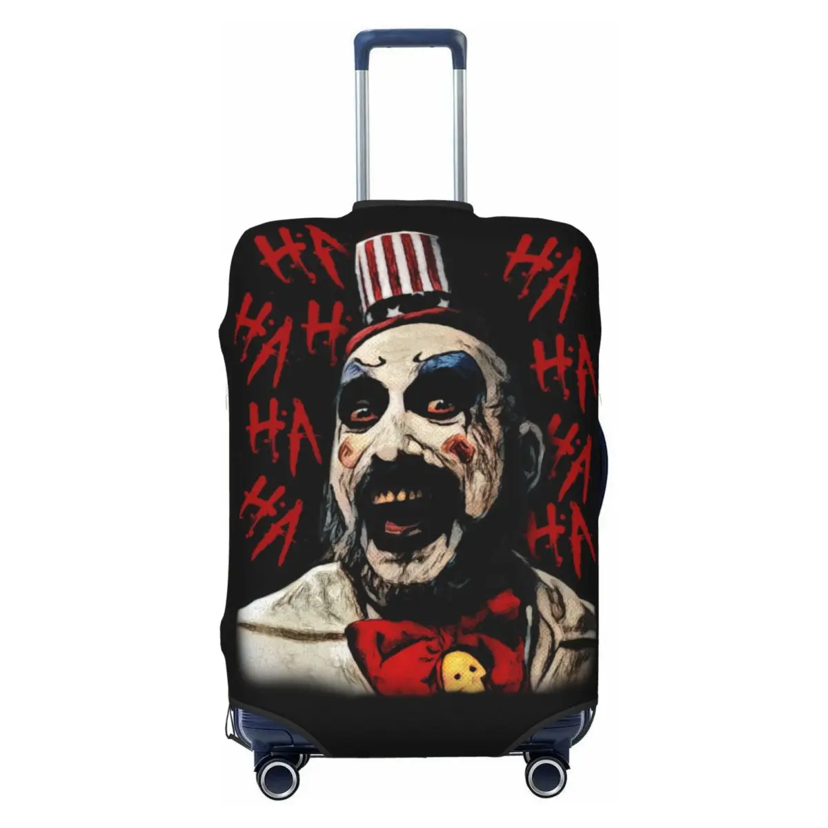 

Изготовленный на заказ чехол для чемодана Captain Spaulding, моющийся дом 1000 корпусов, защитные чехлы для багажа 18-32 дюймов
