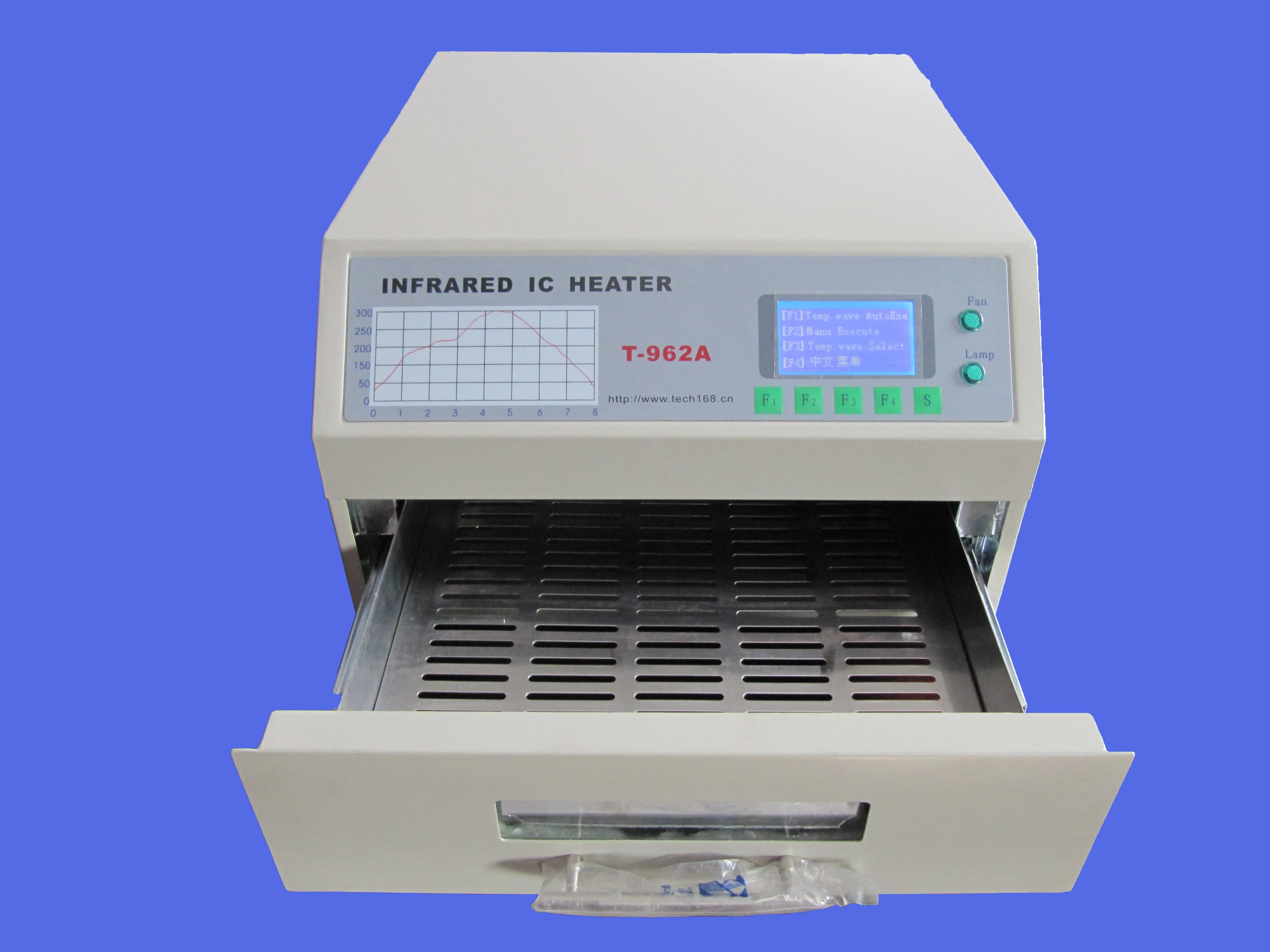 Drawer Led Heater Oven T962A Infrared Solder Reflow 300x320mm PUHUI Windowed IC Free T-962A