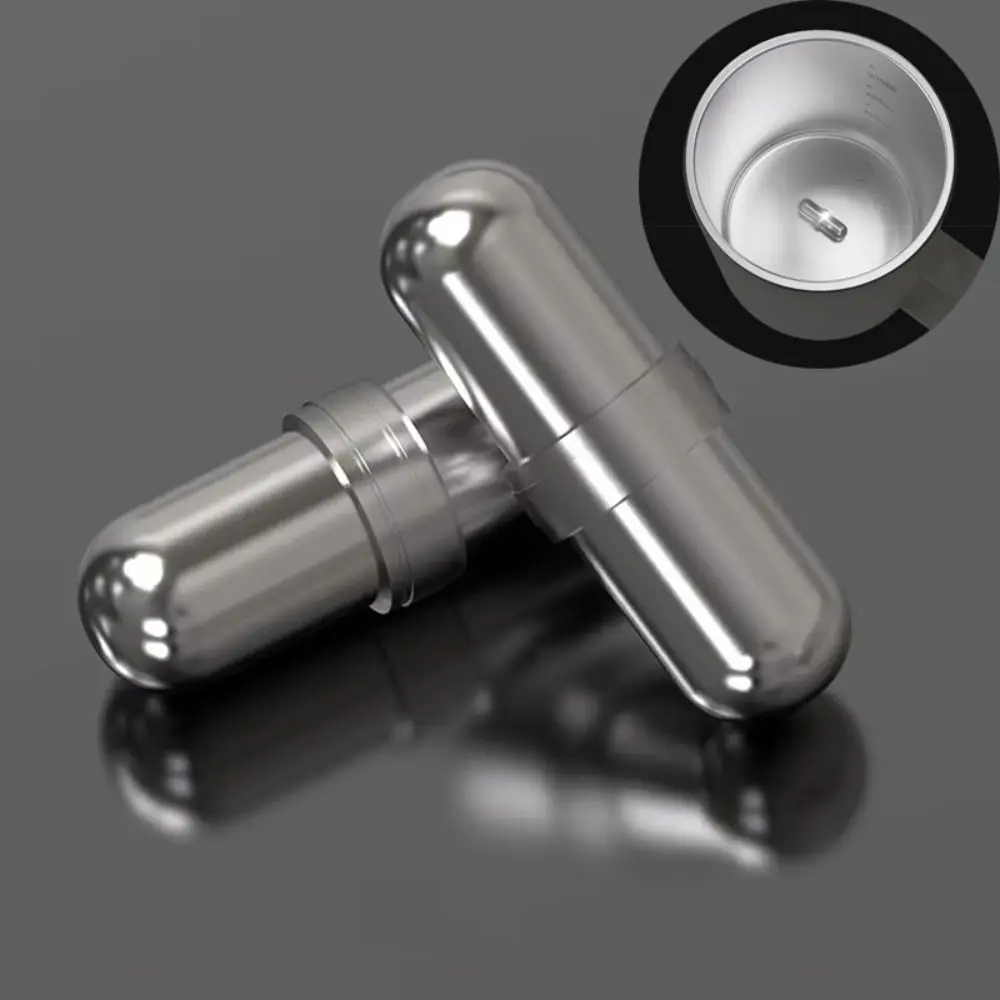 316 Stainless Steel Magnetic Stir Bar Silent Self-Balancing High Temperature Resistance Stainless Steel Mute Rotor Stable Speed