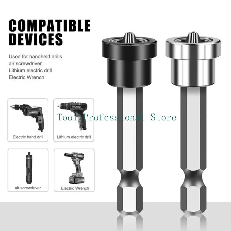 57QF Ergonomic Positioning Bit for Plasterboard Screw Setting Efficient Installation