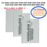 BLC 2 BLC2 BLC-2 Phone Battery For Nokia 5510 6650 6800 6810 3310 3315 3330 3335 3350 3410 3510 3510i 3530 3550 3589 3685 3686