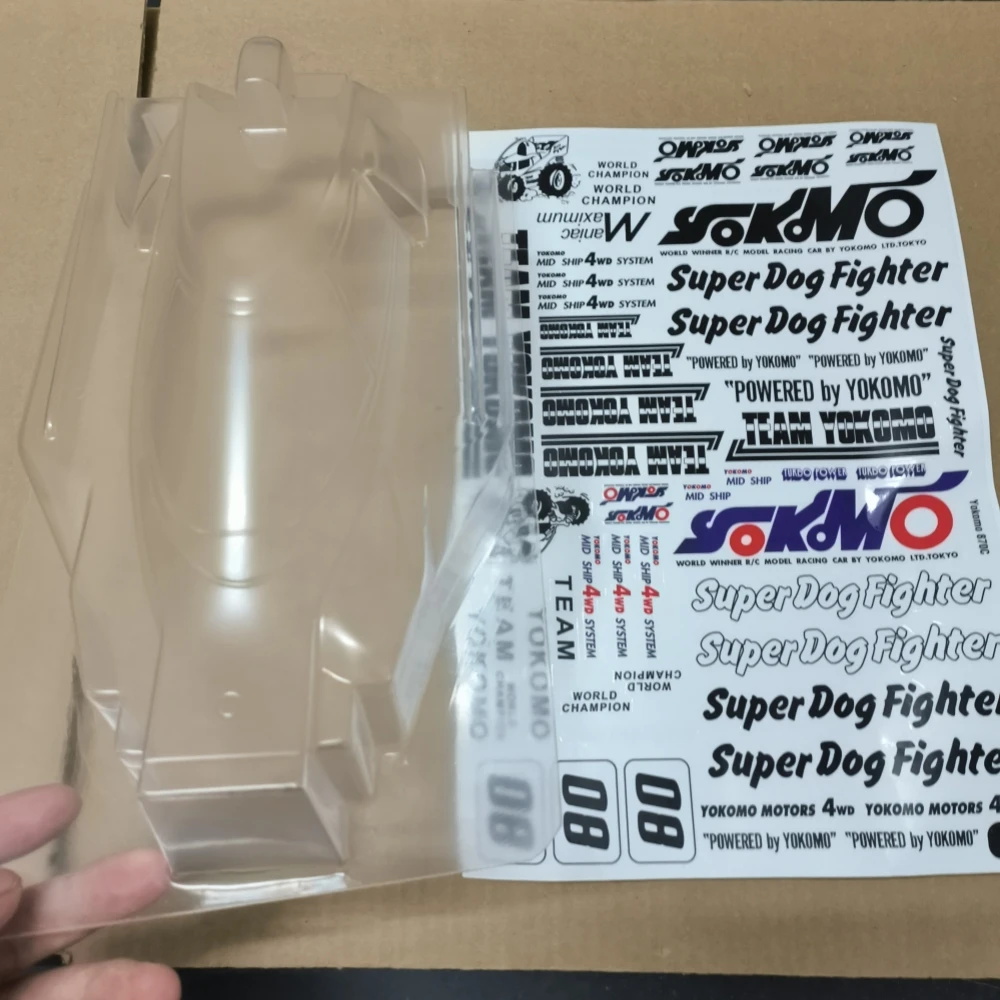 Clear Lexan body 0.8mm fit Yokomo 870C Super Dog Fighter