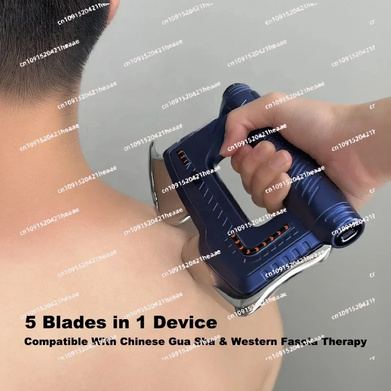 Suitable for 3 Level Heat Electric Gua Sha Scraper Fascial Massager Knife Vibration Red Light Guasha Massage Device