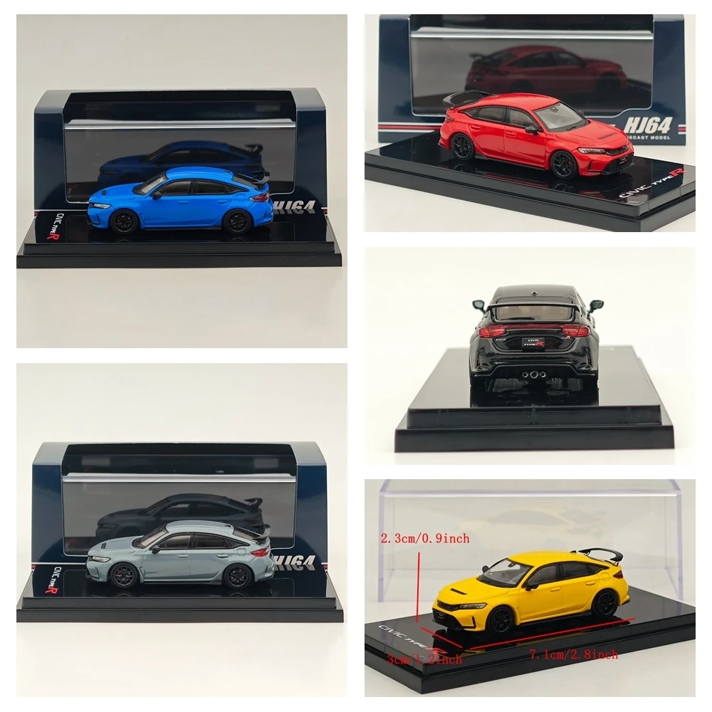 

1/64 Hobby Japan CIVIC TYPE R (FL5) HJ643063 Series Diecast Model Car Miniature Limited Collection Toy Vehicle Models