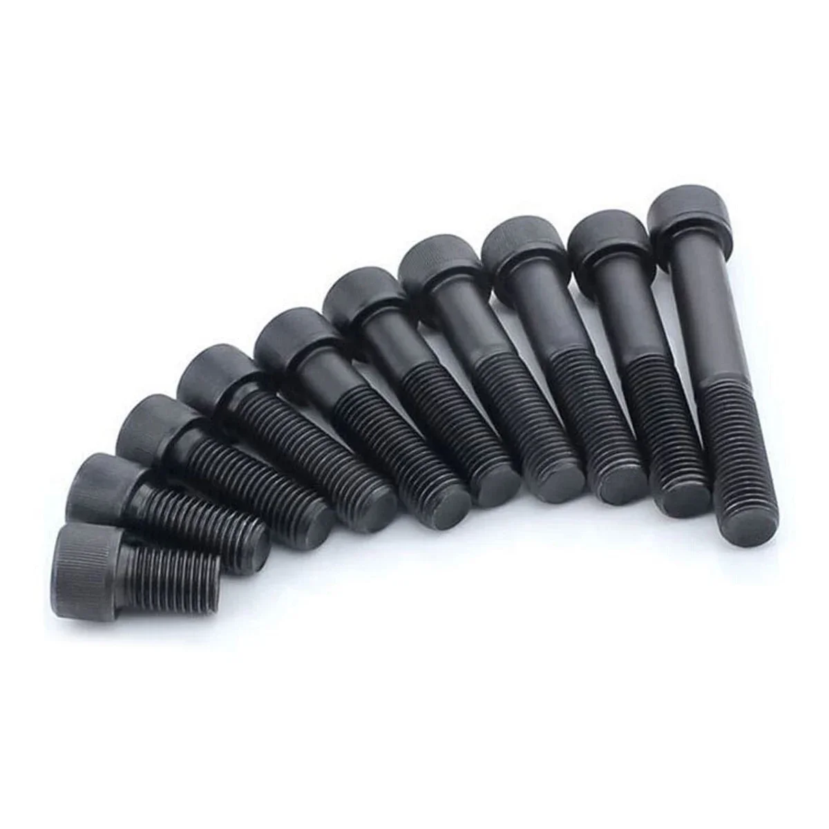 Parafuso de cabeça Allen soquete, 10pcs, 12.9, alta resistência, m2, 2.5, m3, allen, hexágono, feito de aço carbono