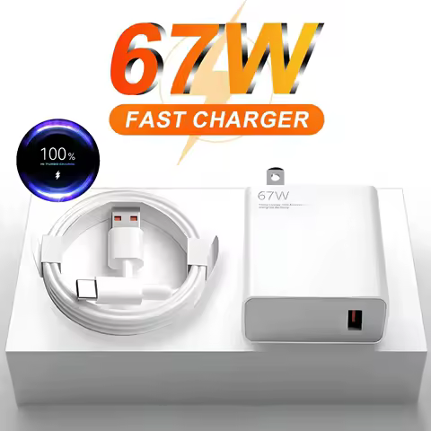 US 6A 67W Turbo Fast Wall Charger For Xiaomi 10 11 12 13T Redmi Note 9 10S 11T 12 POCO F5 X3 X4 X5 Pro Type-C USB Charging Cable