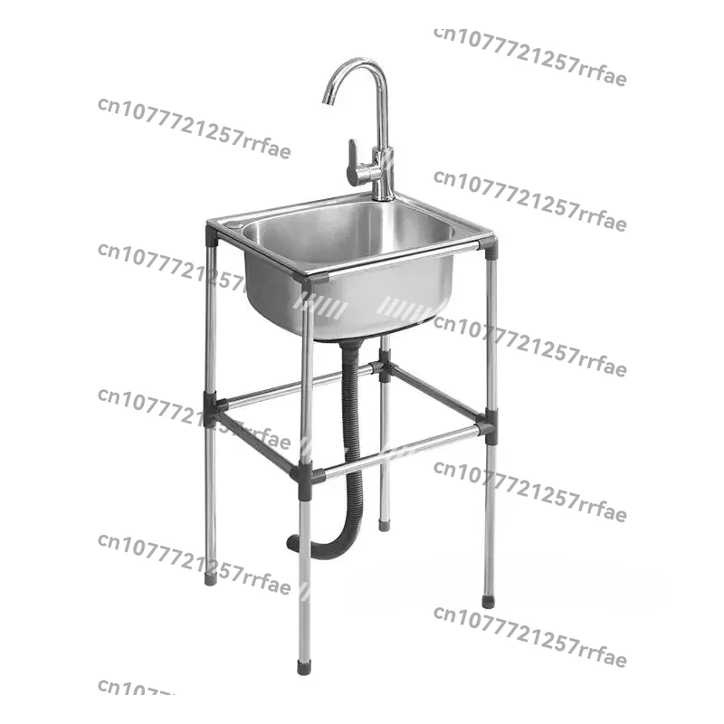 

Basin Kitchen Sink Pool with BracketFree Standing Whole Body 100% Stainless Steel 304 Vegetables Wash