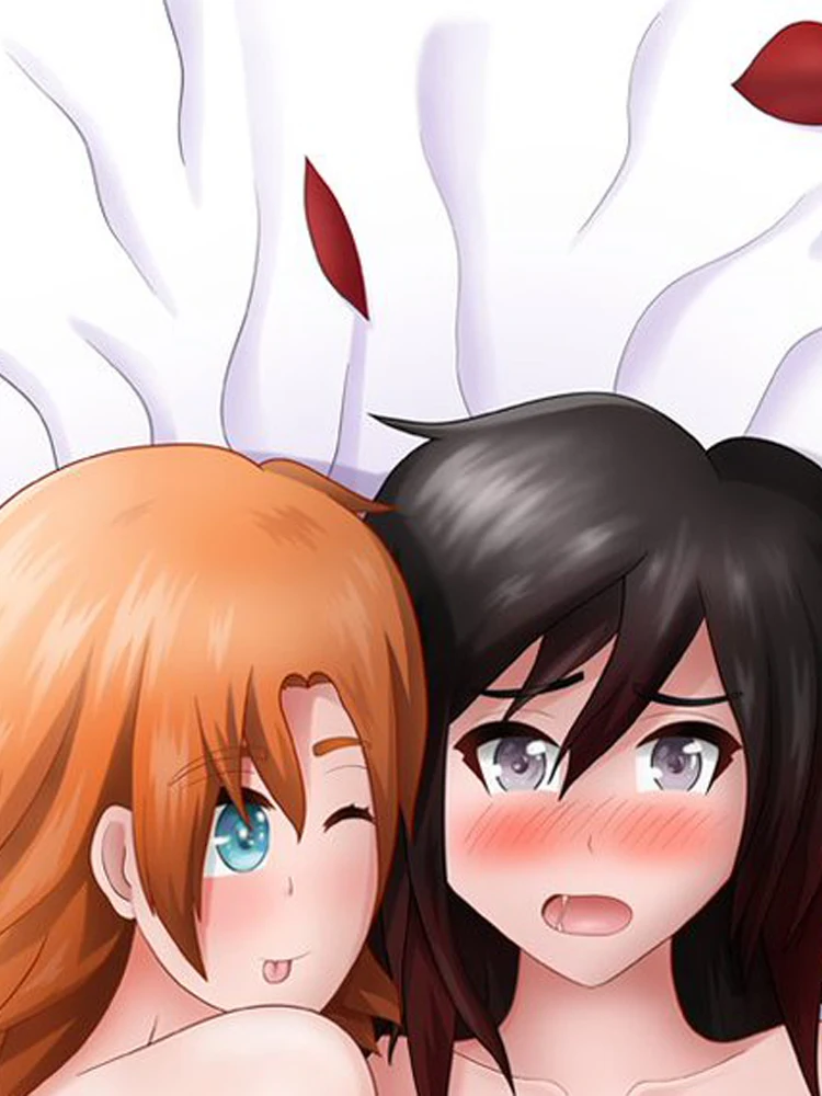 New Pattern Dakimakura Anime Nora Valkyrie/Ruby Rose Double-sided Print Life-size Body Pillow Cover Bedding Gifts