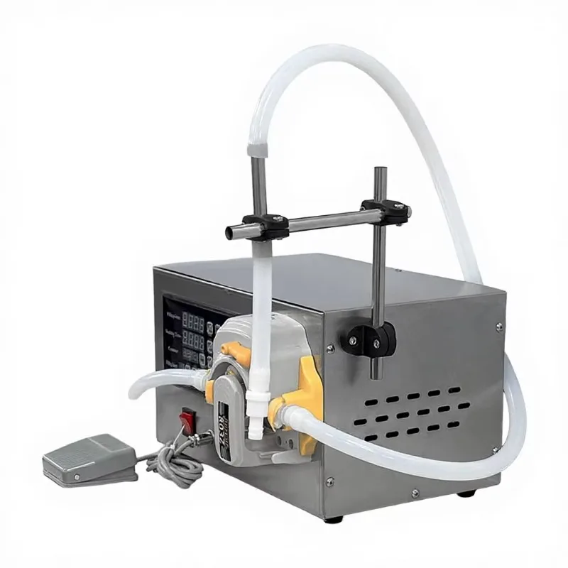 Small Peristaltic Pump Liquid Filling Machine 3L High Flow Alcohol Solvent Pigment Chemical Essential Oil Perfume Dispenser