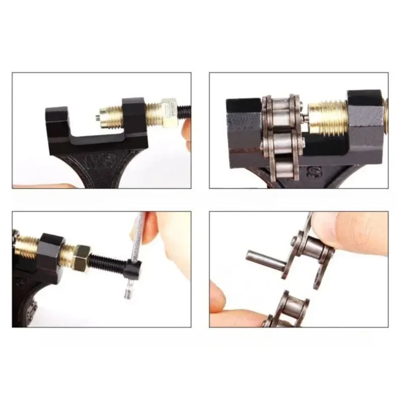 Lyr Chain Link Removal Separator Motor Chain Breaker Riveting Tool 420-530 Motorcycle Parts Repair Tool Motorcycle Chain Breaker view 5
