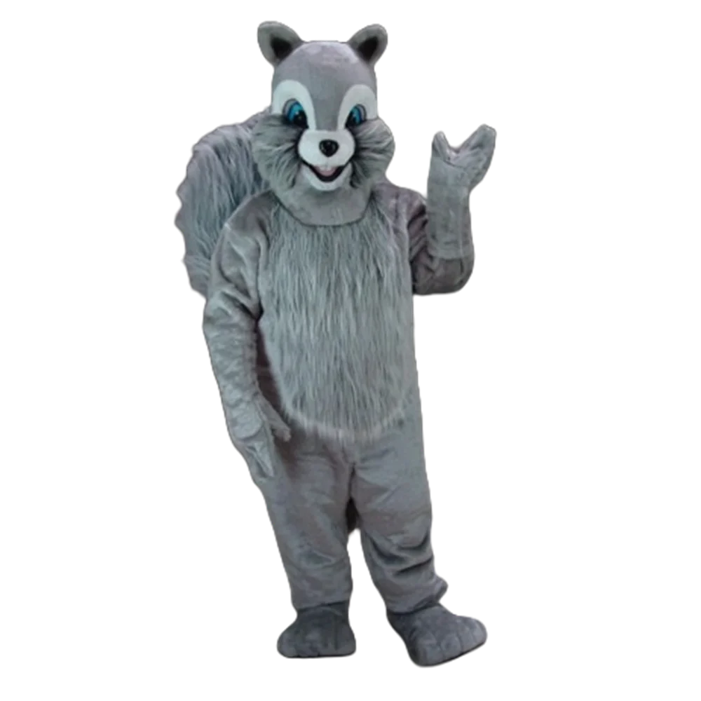 

Forest Animal Theme Cosply Costume Grey Squirrel Mascot Costume Adult Outfit Suit Fancy Dress Cartoon Character Mascotte SW862