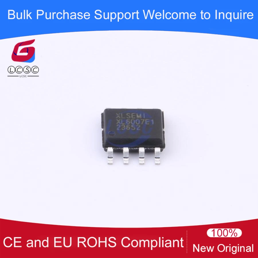 10pieces/Pack XL6007E1 400KHz 60V 2A Switching Current Boost  Buck-Boost Inverting DC/DC Converter SOIC-8 Power Chip